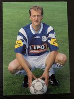 FC Luzern Autogrammkarte Heinz Moser mit Originalsignatur!