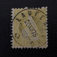 Sitzende Helvetia 1875, Nr. 39, gestempelt