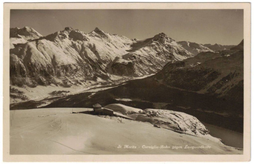 Ansichtskarten: St. Moritz - Standseilbahn Corviglia – Gebraucht aus Binningen von Mountainrider