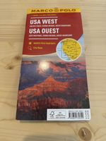 Marco Polo USA West Karte Pacific Coast Rocky Mountains