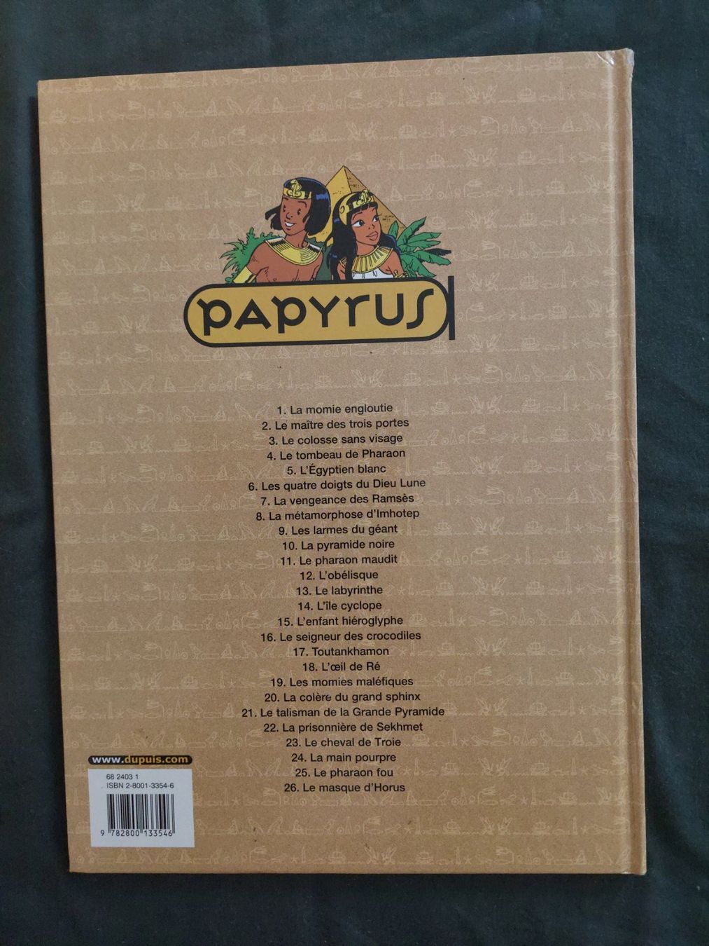 Comics: Papyrus T. 26 Le Masque D'Horus EO 2003 TBE – Gebraucht aus Genève von Blu_BD 1