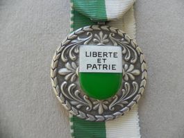 Schweiz Medaille Kramer Wappen Kanton Waadt VD von Jahr 1975