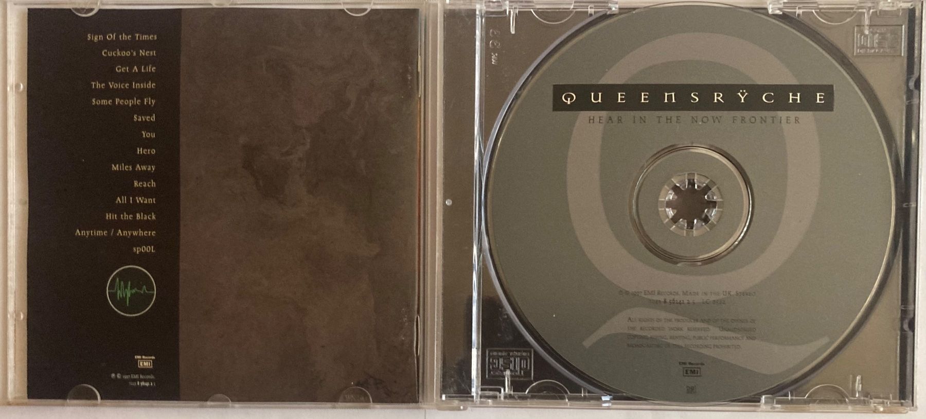 CDs: QUEENSRŸCHE - HEAR IN THE NOW FRONTIER – Gebraucht aus Poliez-Pittet von Newtown-Records 2