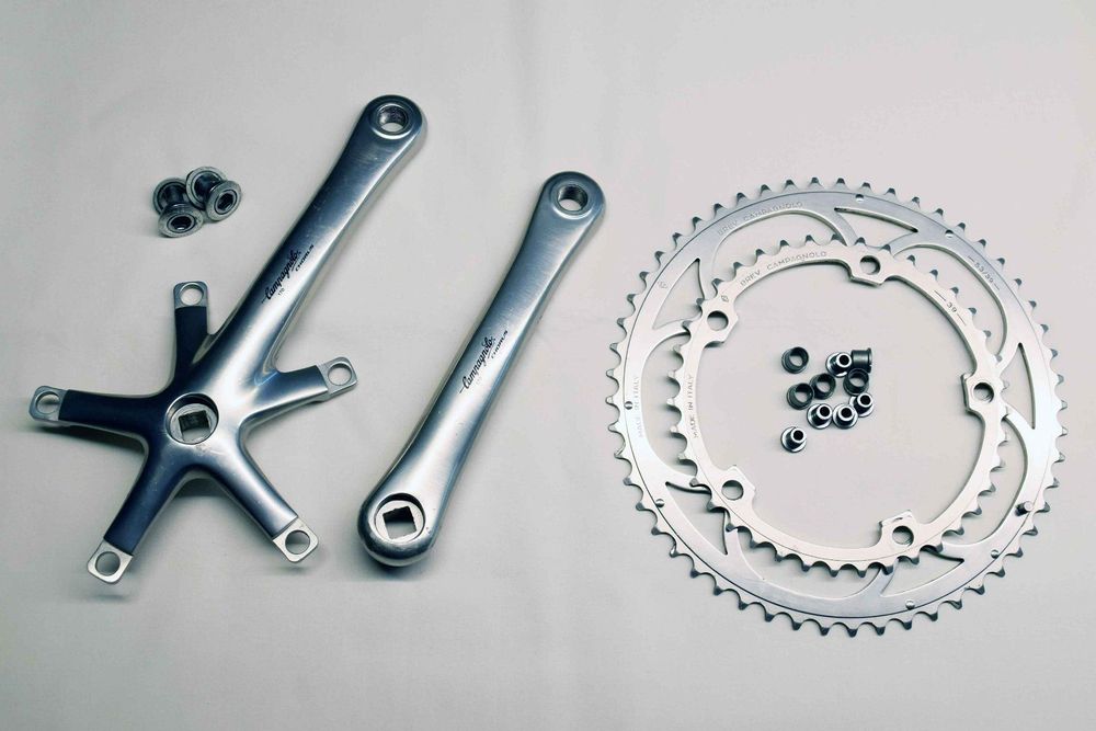 Pédalier Campagnolo Chorus 170mm 50/42T 2x8 Vitesses Carré, Alu, Plateau Inclus, Neuf