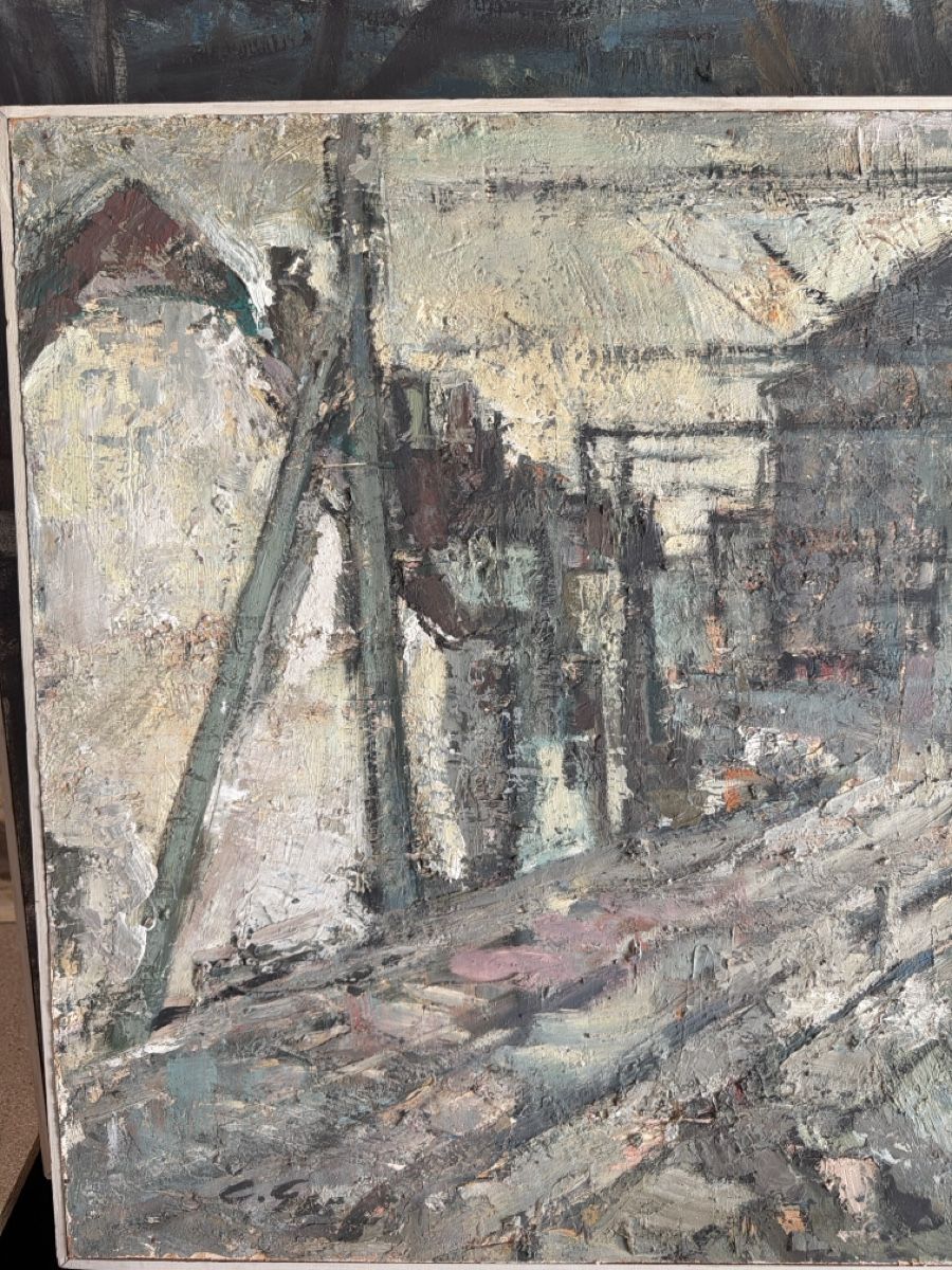 Tableaux: Gemälde Stadtansicht  C. Gugger – D'occasion à Horw par flo_npj9 1