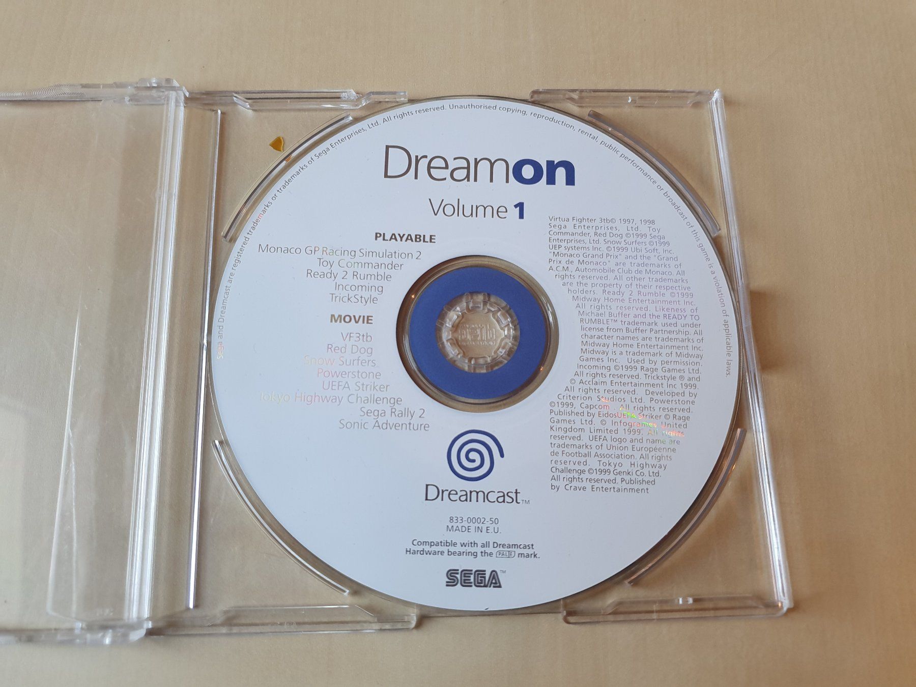 Sega Giochi: Dream on Vol 1 – Usato da Stansstad venduto da collectorsshop
