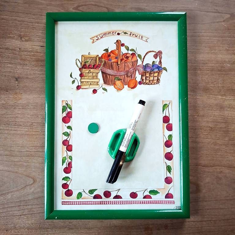 Dipinti: Petit tableau blanc à bords verts – Usato da St-Sulpice VD venduto da vid_wz89