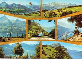 3 x AK AMDEN Sesselbahn, Bus, Evang. Heimstätte Bienenheim
