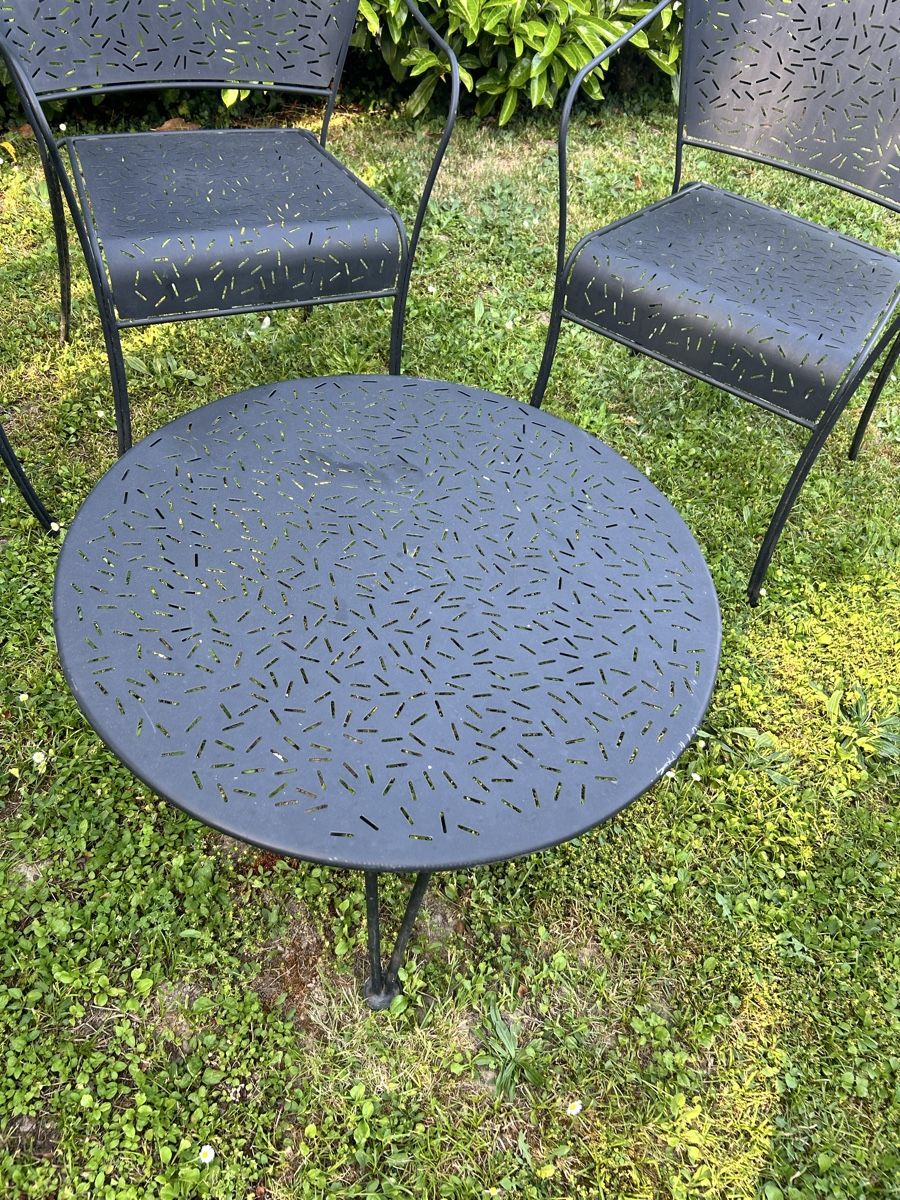 Fermob Set di tavolo e panche: Salon de jardin Fermob – Usato da Lully VD venduto da Garance040 6