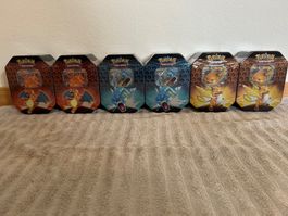 6 Pokemon Hidden Fates Boxen (EN). Top Zustand, Neu!