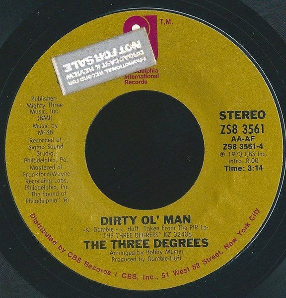 Dischi in vinile: Three Degrees: I Didn't Know / Dirty Ol' Man 7" – Usato da Steinhausen venduto da Vilivinili 1