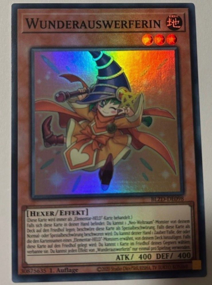 Yugioh Carte collezionabili: YuGiOh Held Wunderauswerferin – Nuovo (secondo la descrizione) da Altstätten SG venduto da ChangeMaker
