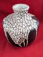 Dekorative Studiokeramik-Vase mit Rissglanz