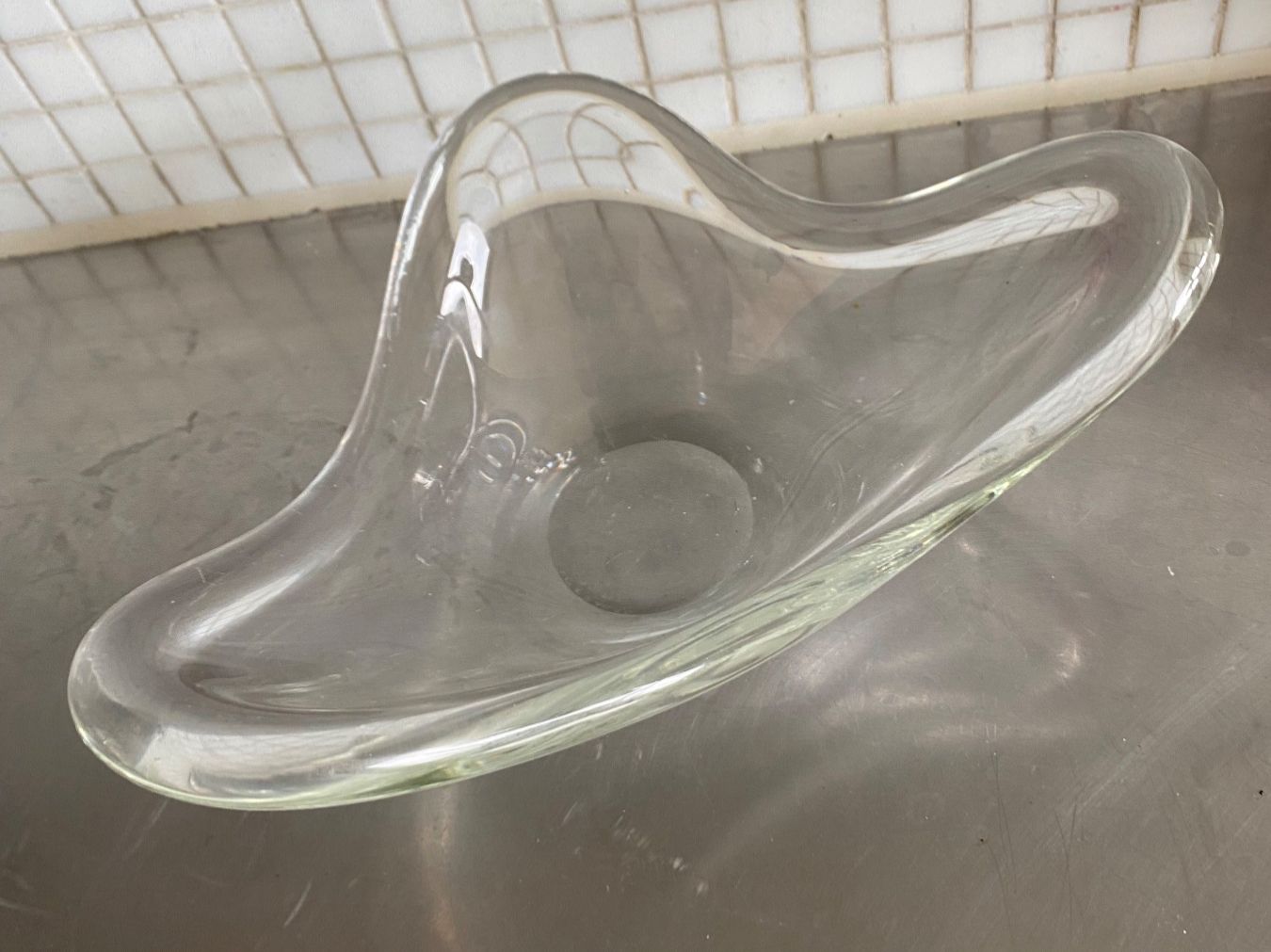 Holmegaard Ciotole: MCM PER LUTKEN Biomorphe Schale Holmegaard Denmark Denmark – Usato da Solothurn venduto da BORGHAGEN 1