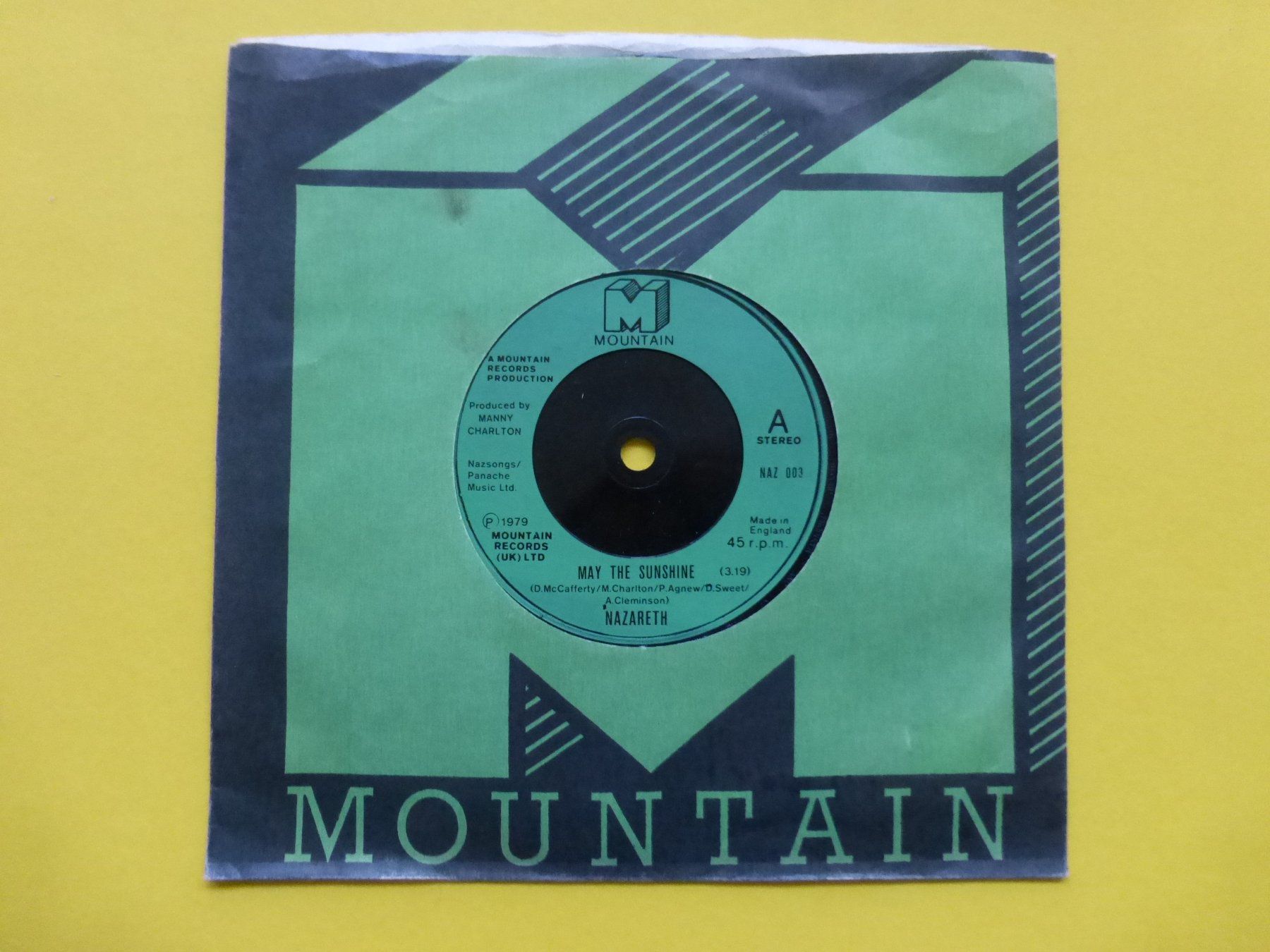 Dischi in vinile: Nazareth – May The Sunshine – Usato da Zürich venduto da Swiss57