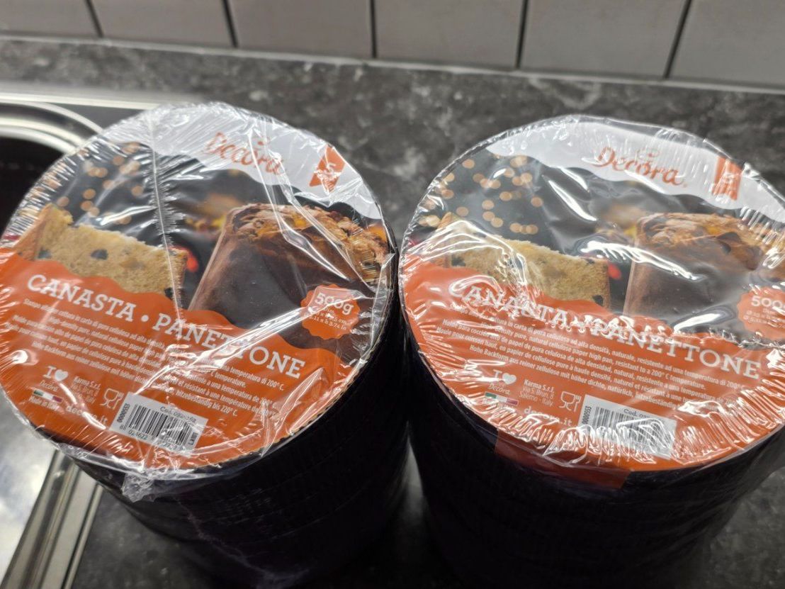 Teglie da forno: Panettone  Backform 500gr. – Nuovo e nell'imballaggio originale da Schüpfen venduto da Edelprinz