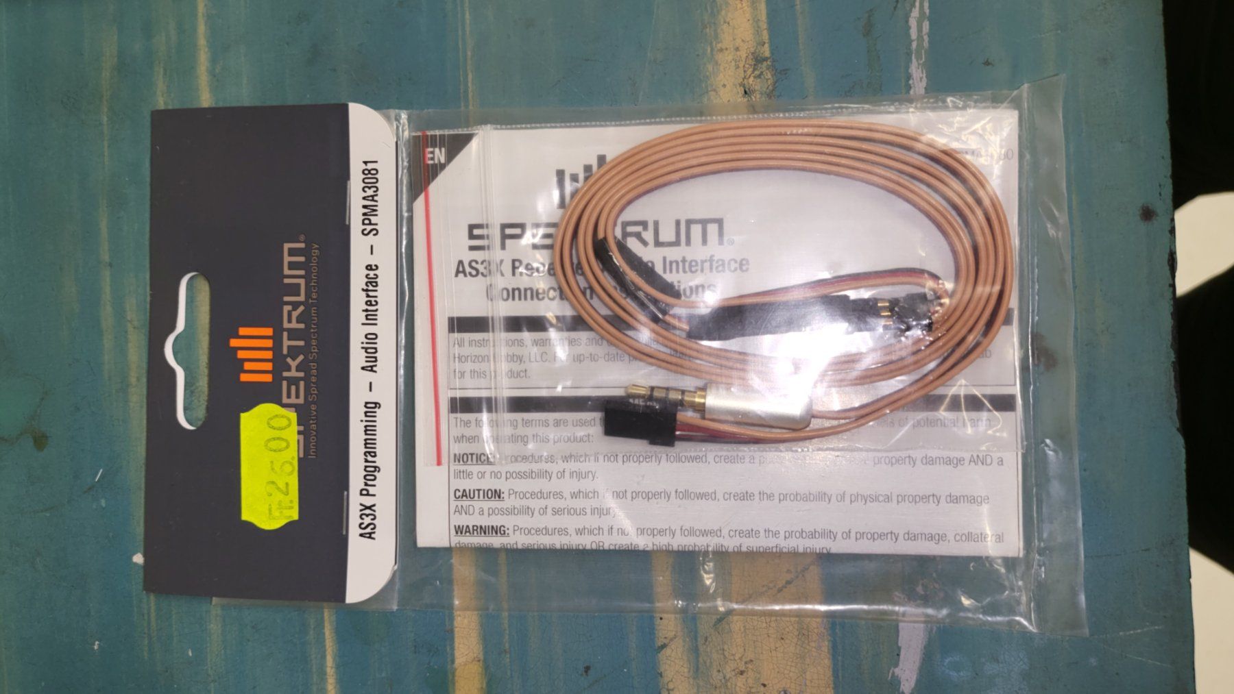 Spektrum Modellismo RC: Câble Spektrum AS3X Interface SPMA3081 avec audio connexions – Usato da Versoix venduto da Dragi1201
