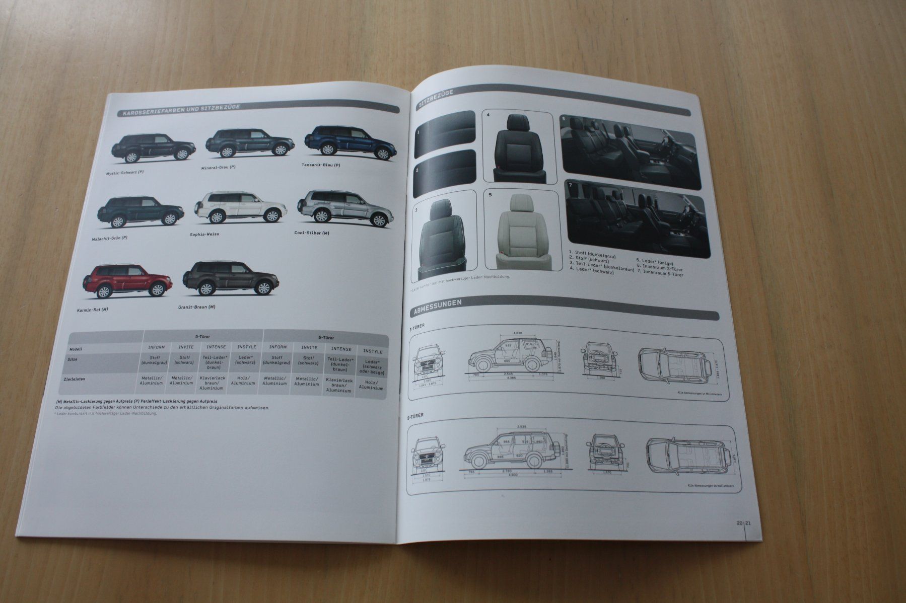 Mitsubishi Documents: Mitsubishi Pajero Prospekt 12/2010 – D'occasion à Wikon par erwin400 7