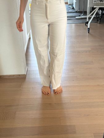 Zara white jeans