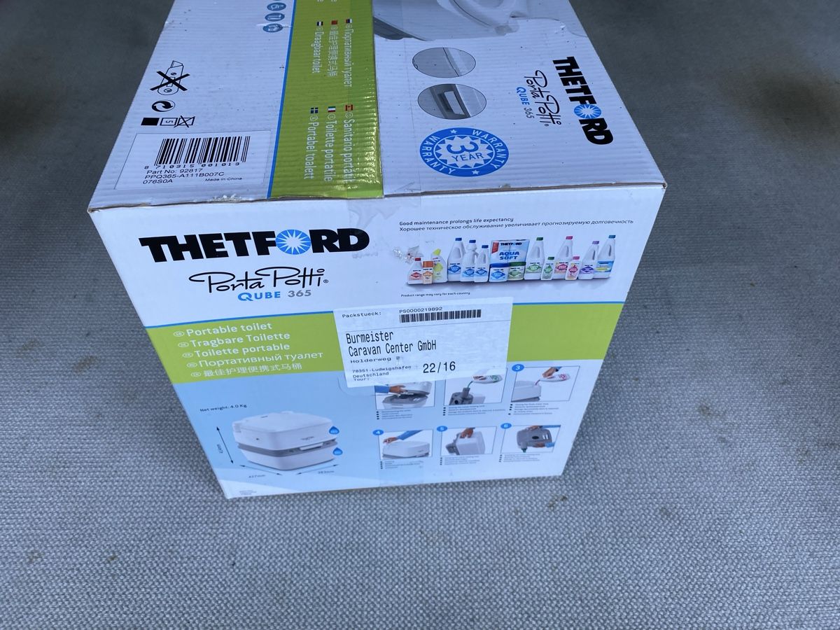 Thetford WC: Camping WC neu orgialverpackt – Neuf avec emballage d'origine à Ettenhausen TG par Jokmok 1
