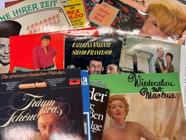 Schallplattensammlung Genre Schlager 12 Stück