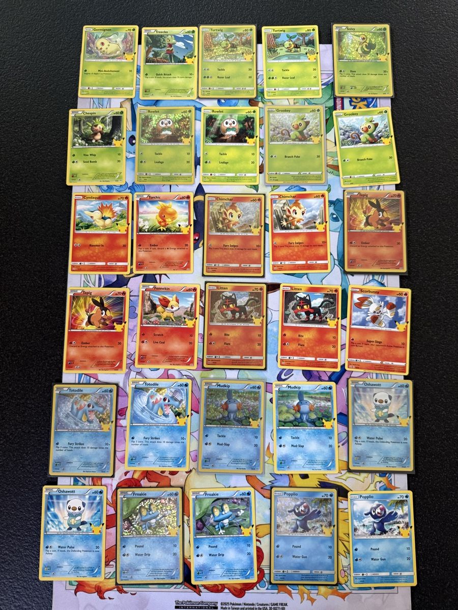 Pokémon Sammelbilder & Trading cards: Pokémon - 30x McDo 25th anniversary  – Neu (gemäss Beschreibung) aus Uvrier von sauma85