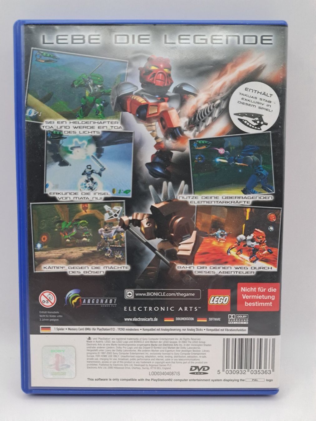 Giochi: Bionicle (Playstation 2/PS2) – Usato da Balgach venduto da Wasnwasn 1
