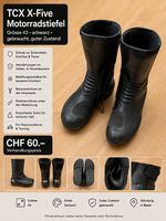 TCX X-Five Motorradstiefel Grösse 43  schwarz