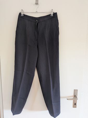 Custom-made Dark Blue Trousers, Small