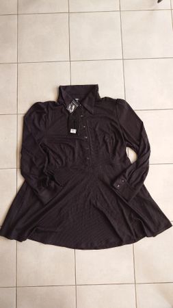 Banned Alternative, Gothic Blusenkleid Kurz,Grösse 3XL 