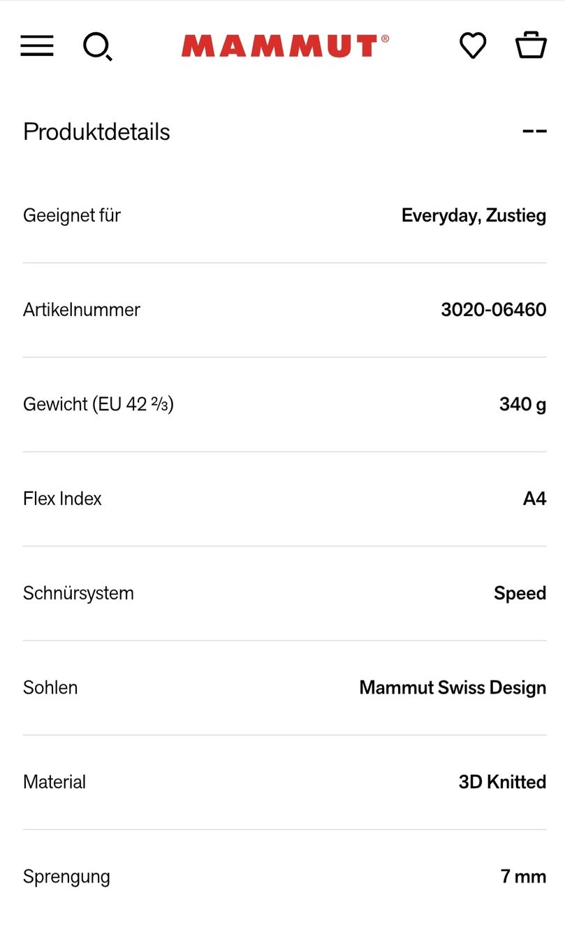 Mammut Scarpe da uomo: Mammut schuhe 46 – Nuovo e nell'imballaggio originale da Aarau venduto da amsler02 4