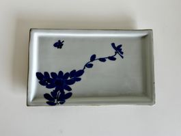 Quadratischer Keramikteller aus Japan (No.2) -NEU-