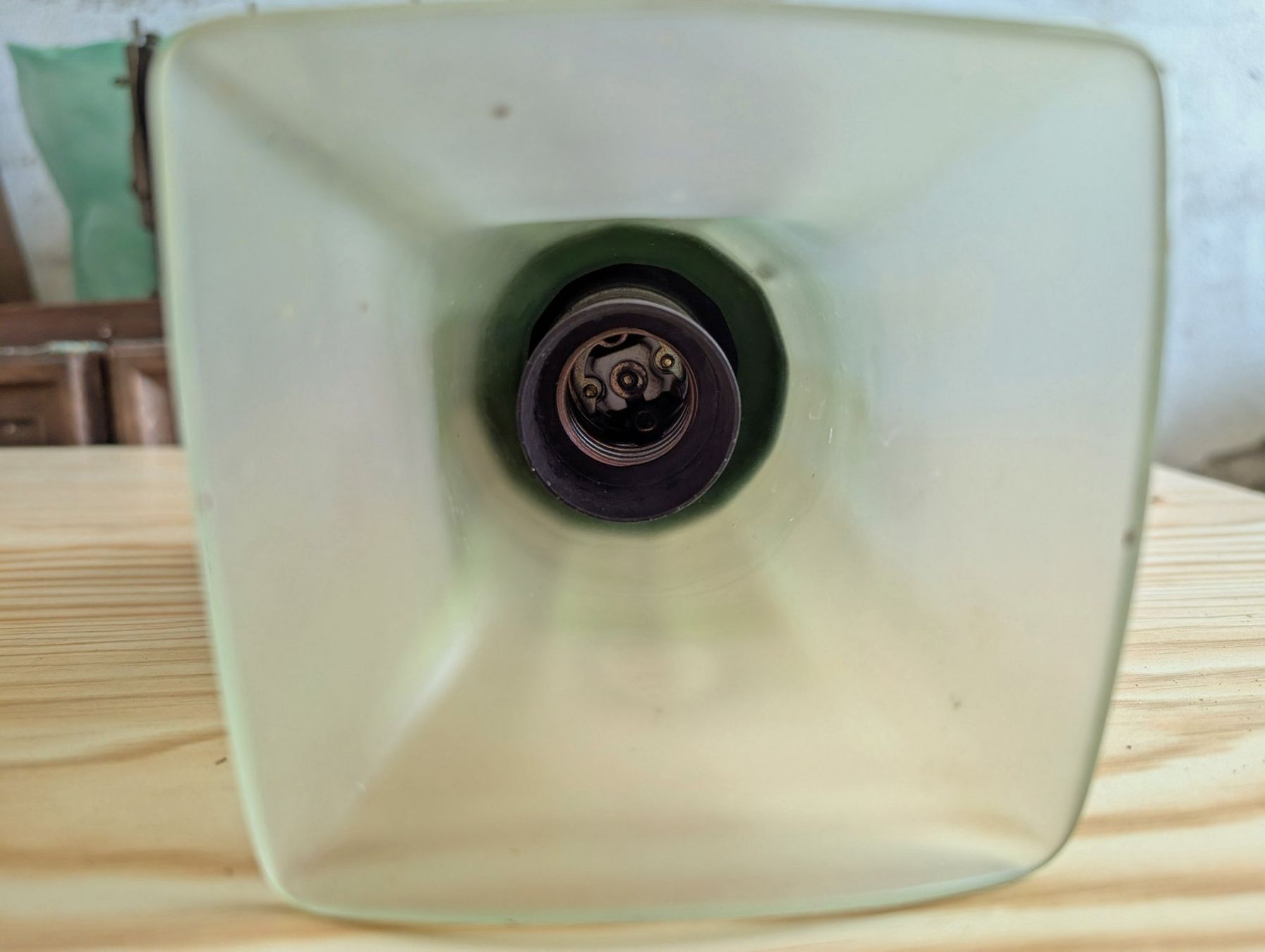 Lampade: Lampe aus Glas, evtl Jugenstil – Usato da Aeugst am Albis venduto da Andyw 2