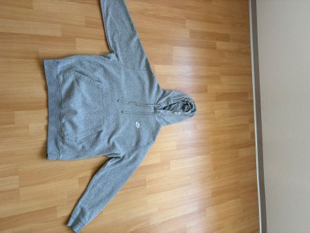 Nike Sportswear HOODIE - smoke grey white