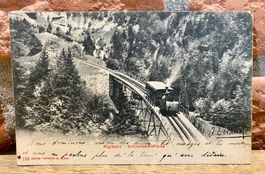 1904 Rigibahn Schnurtobelbrücke