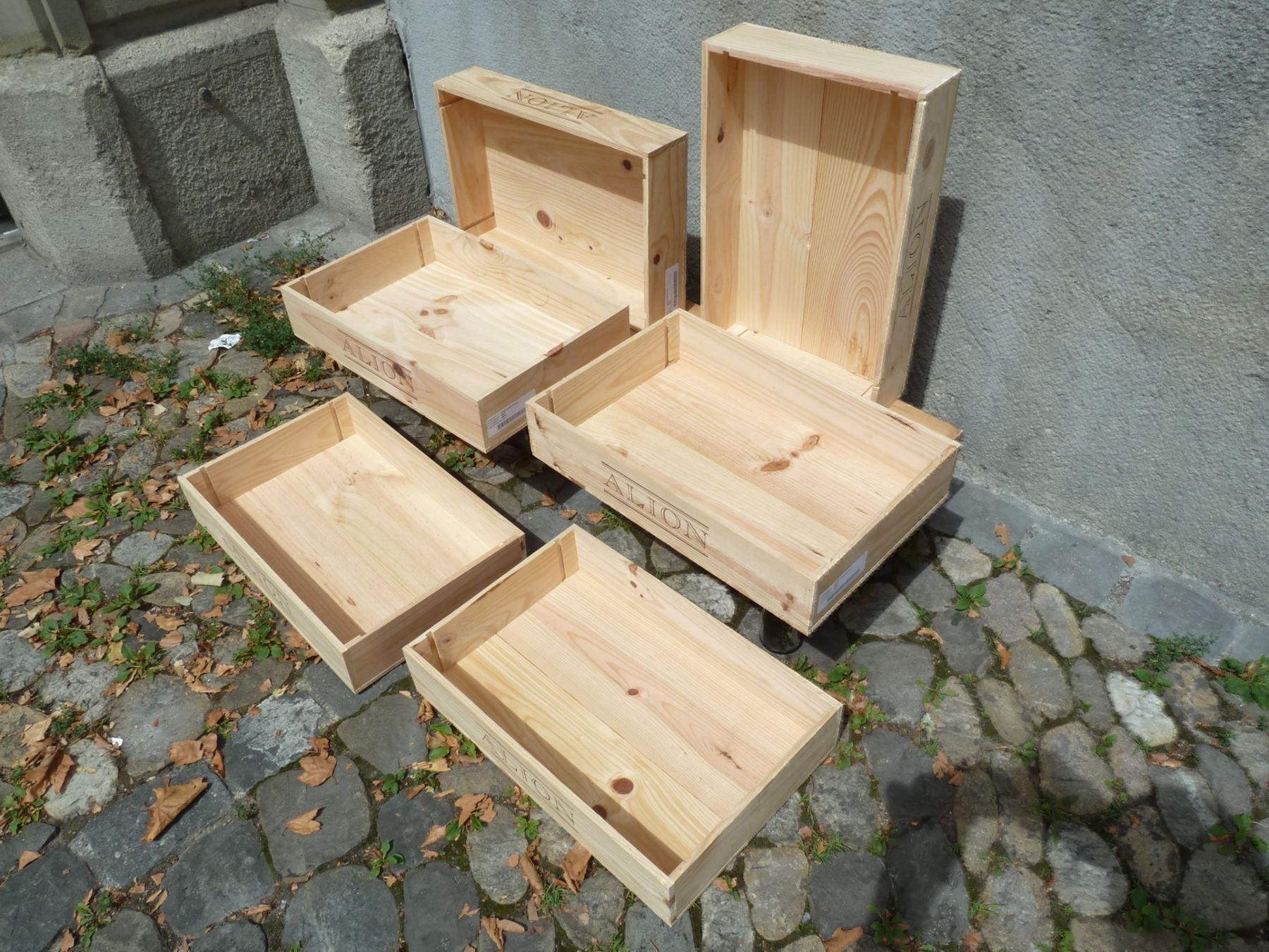 Altro: 1 Stk. flache Weinkiste – Usato da Zürich venduto da atlantis77