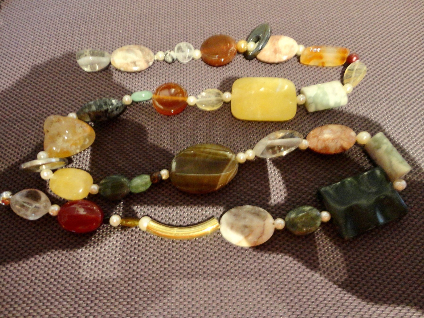 Tutte le decorazioni: Girlande mit Edel und Kunststeinen. – Nuovo (secondo la descrizione) da Biberist venduto da tl-schmuck 3