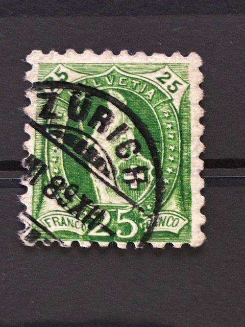 Tutti i francobolli: stehende Helvetia 67B – Usato da Oberburg venduto da Hcomp
