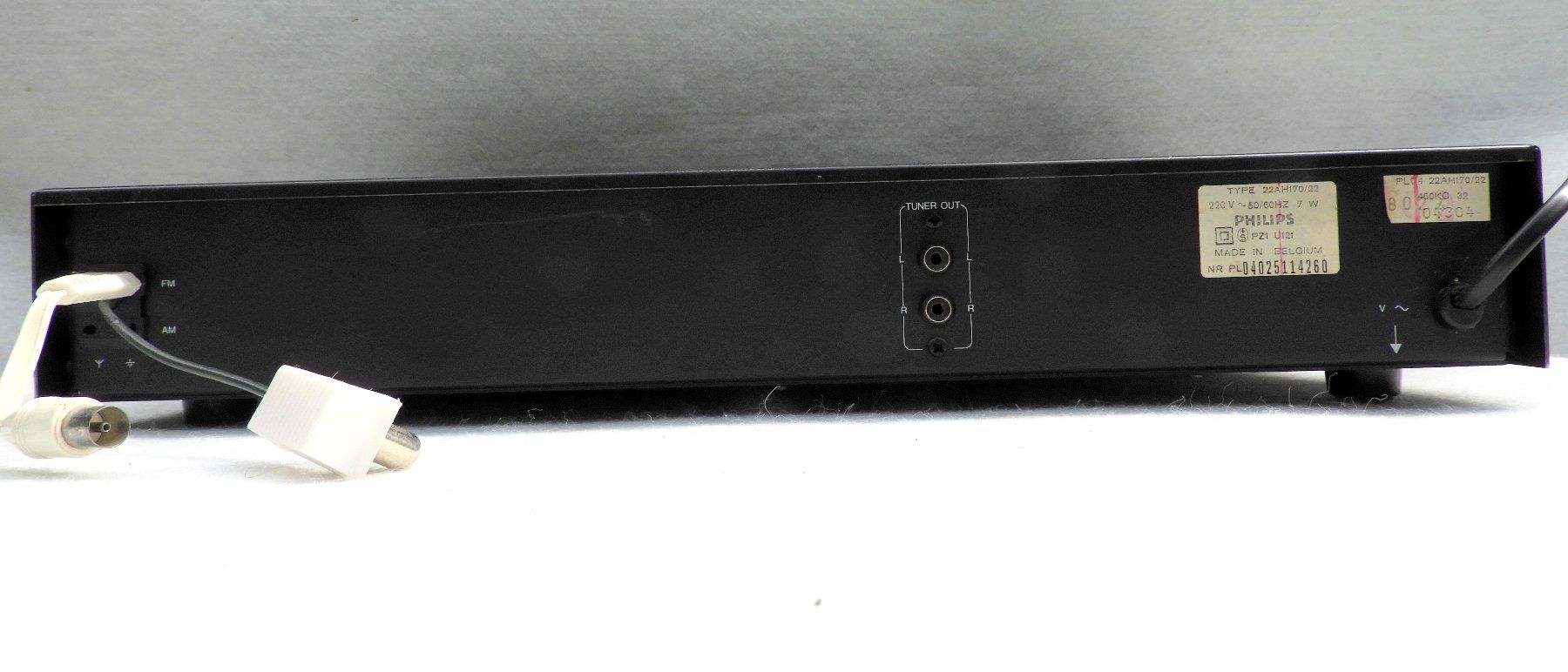 Tuner Philips AM/FM Stéréo 170 - 1979, Belgique, Vintage, Fonctionne