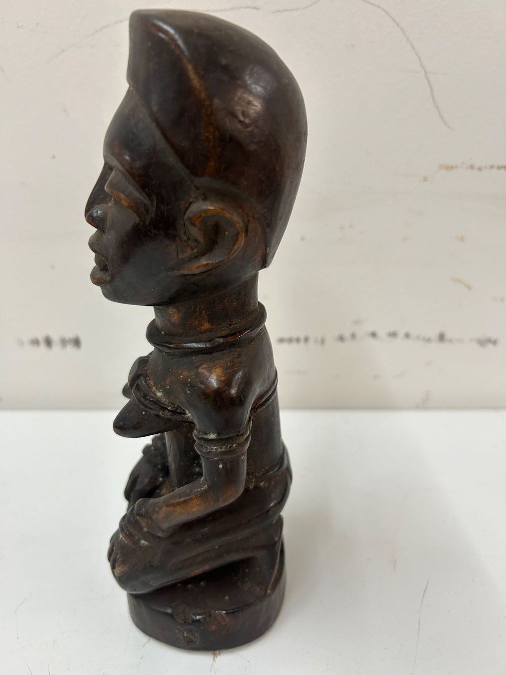 Figuren: antike afrikanische Holz-Figur Luba Alter unbekannt – Gebraucht aus Zürich von Levelart 3