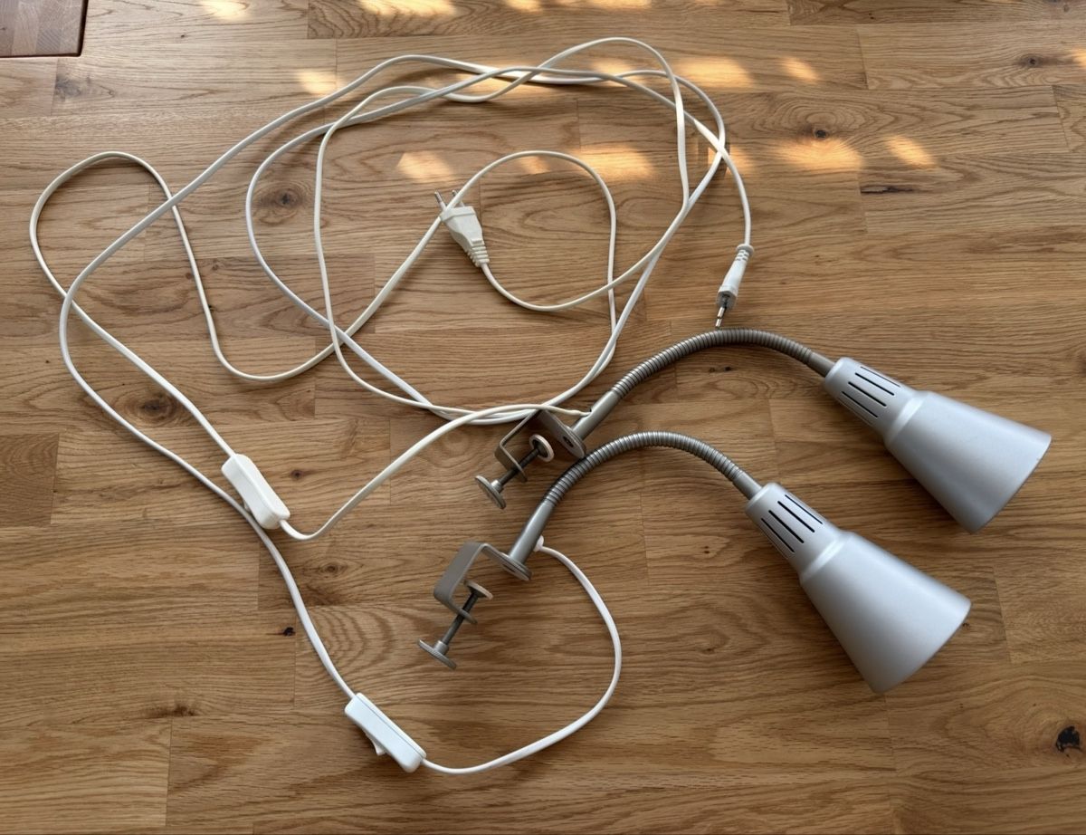 Ikea Lampade: 2x IKEA Jansjö Klemmleuchte silber – Usato da Uerkheim venduto da deyanzy 2