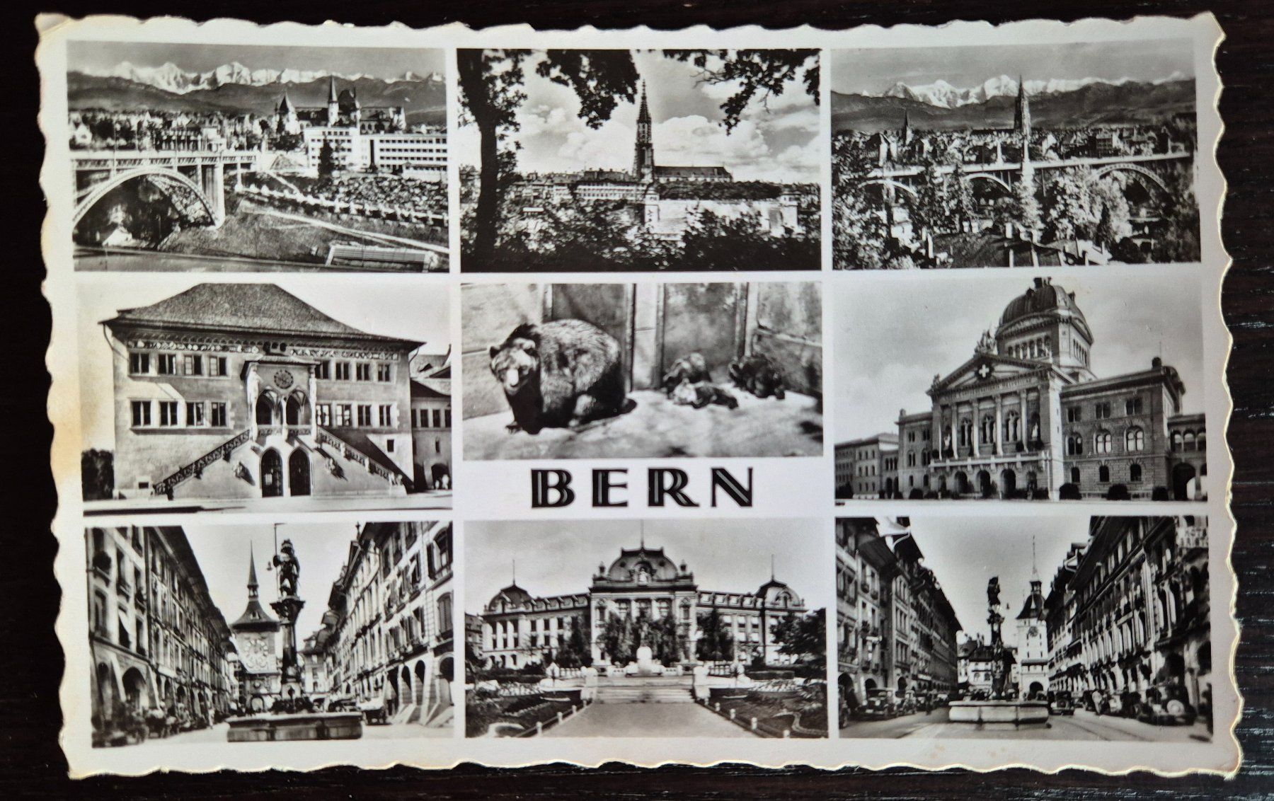 Ansichtskarten: Postkarten Bern 1953 – Gebraucht aus Buus von papillon098 3