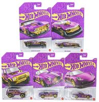 HOT WHEELS SERIES PURPLE AND GOLD 57TH ANNIVERSARY 2025 MIX2