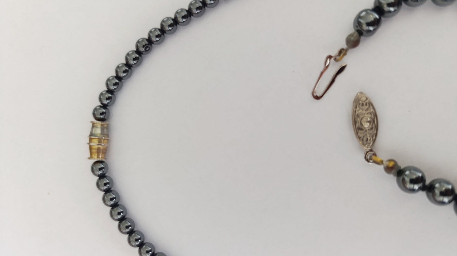 Sonstiger Schmuck: Ensemble Collier et Bracelet en Hématite – Gebraucht aus Genève von EcrinVintage 2
