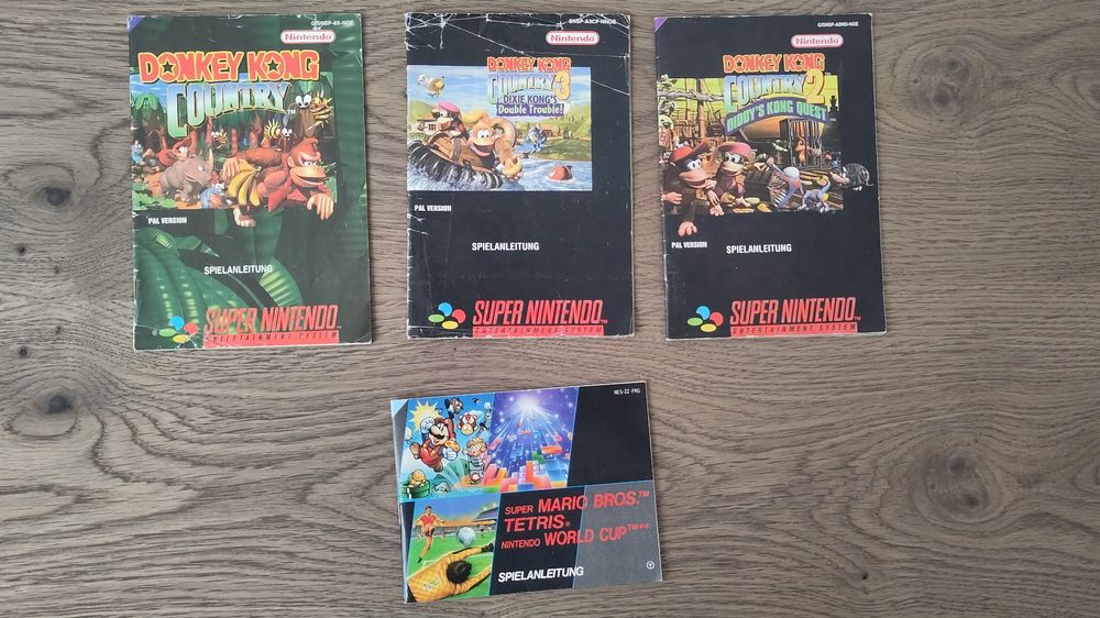 Anleitungen Donkey Kong 1-3 + Super Mario/Tetris/World Cup | Acheter sur  Ricardo