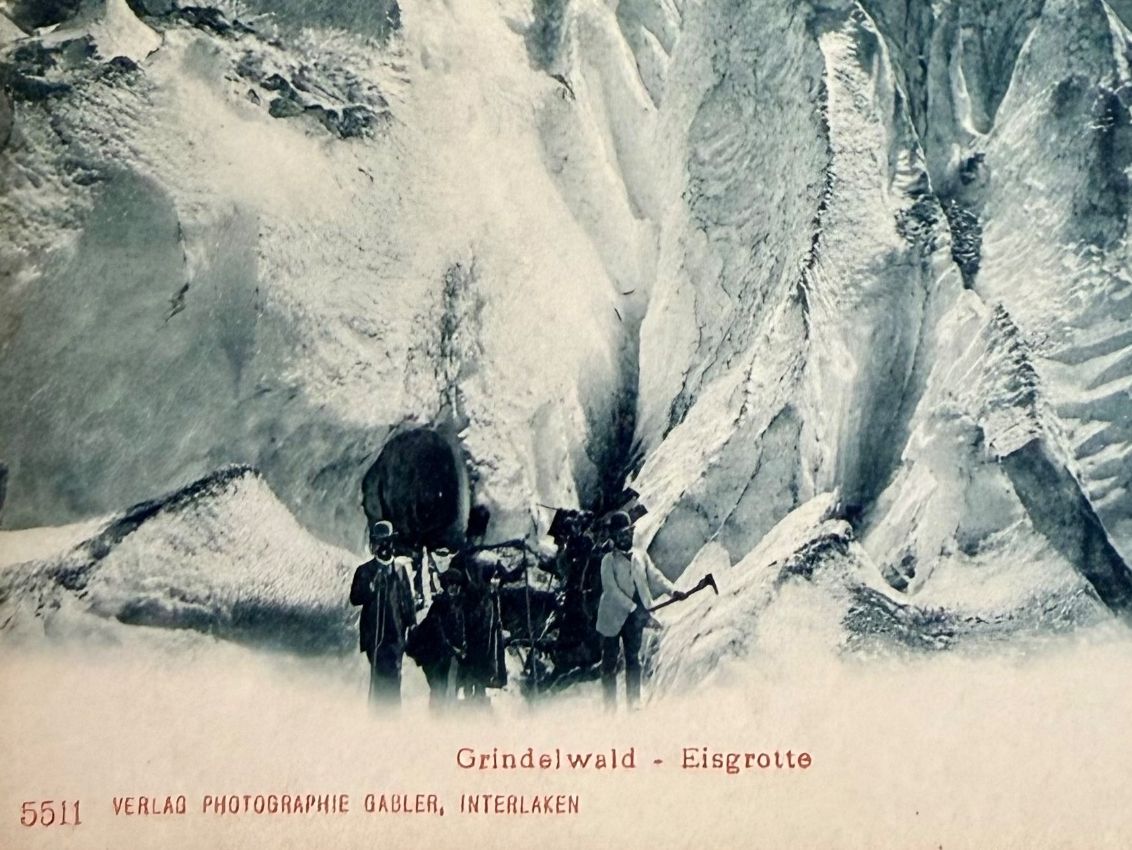 Cartoline postali: Grindelwald - Eisgrotte - Animée antik – Usato da Lutry venduto da Ediego 1