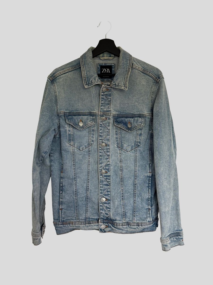 Zara Giacche: Zara Denim Jacket Size M - Light Wash – Usato da Luzern venduto da georgelawrence