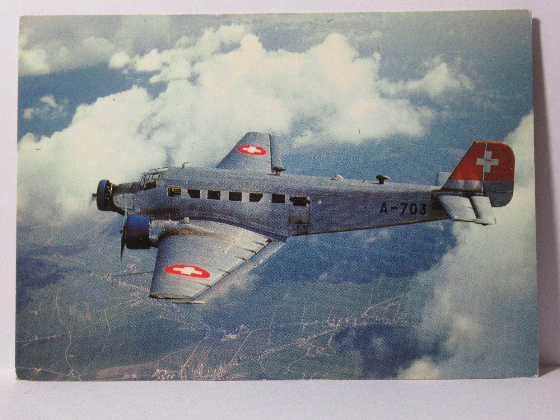 Cartoline postali: Flugzeug , JU - 52 – Nuovo (secondo la descrizione) da Grenchen venduto da Bluemchen1900