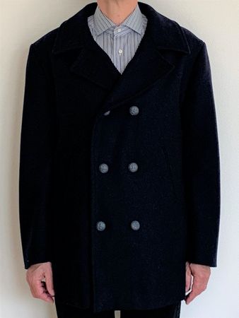 Armor Lux Maritime Caban Pea Coat Woll Kurzmantel Peacoat
