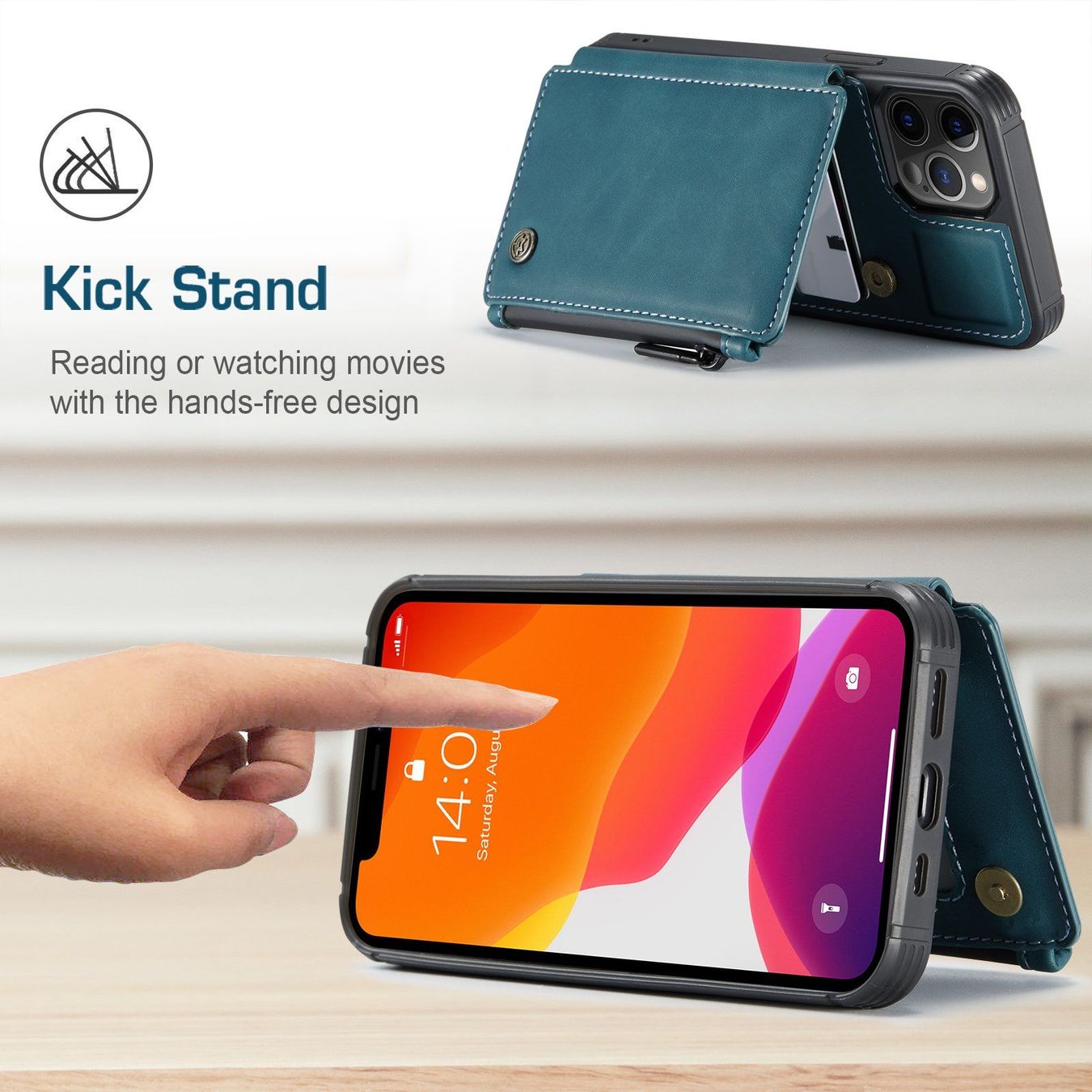 Cover & Protezioni schermo: iPhone 13 - Coque lux avec portemonnaie – Nuovo e nell'imballaggio originale da Morges venduto da DigiAC 2